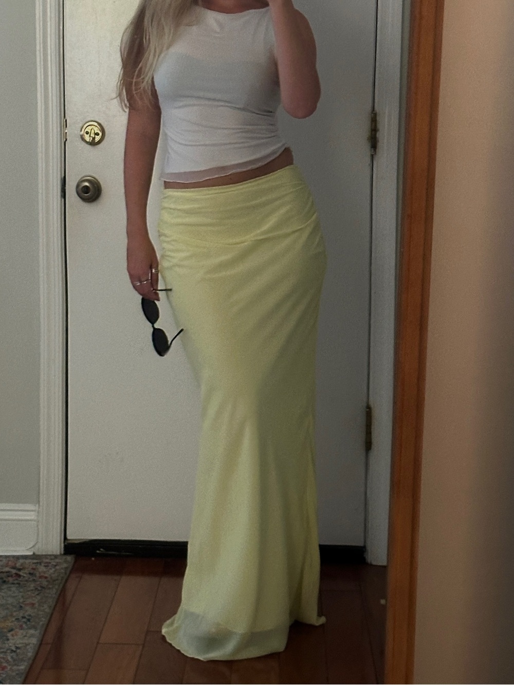 Yellow Maxi Skirt